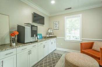 Complimentary Coffee Bar at Hawthorne at Lake Heather in  Birmingham, AL